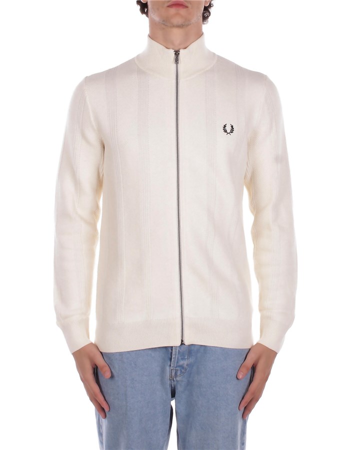 FRED PERRY Con Zip Ecru