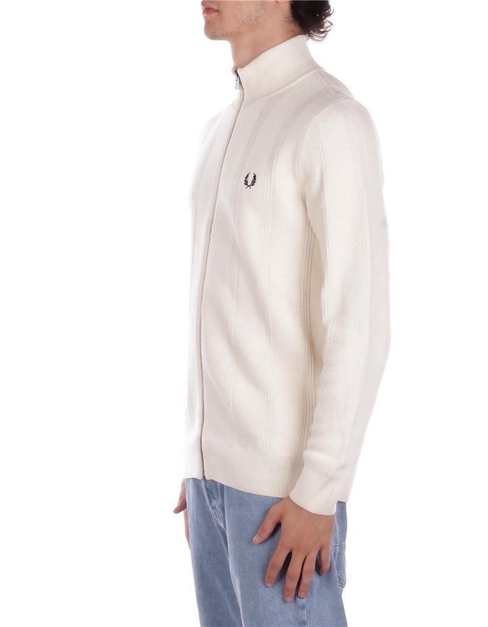 FRED PERRY Con Zip Ecru