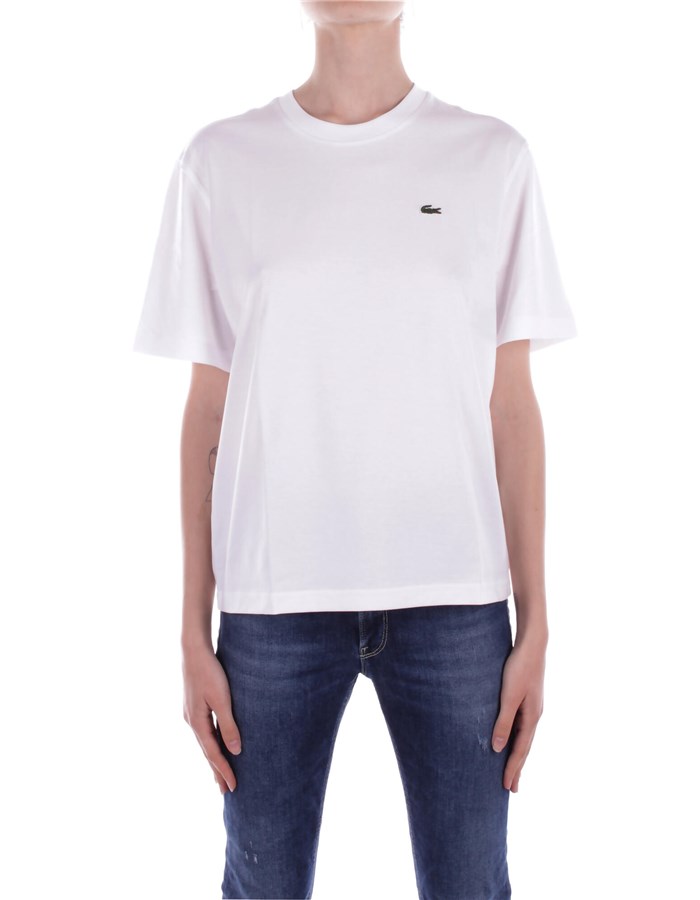 LACOSTE T-shirt Manica Corta TF7215 White
