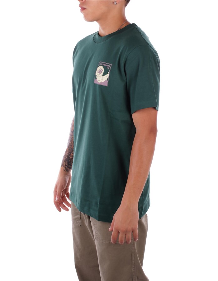 NEW BALANCE Short sleeve Green
