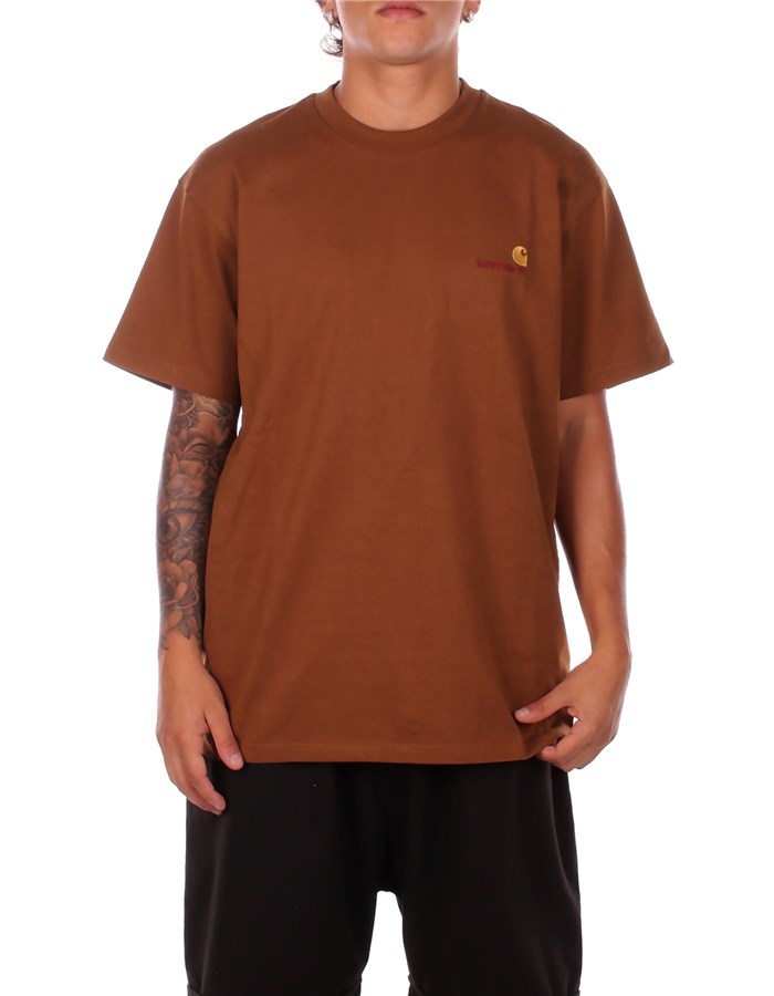 CARHARTT WIP Manica Corta Brown