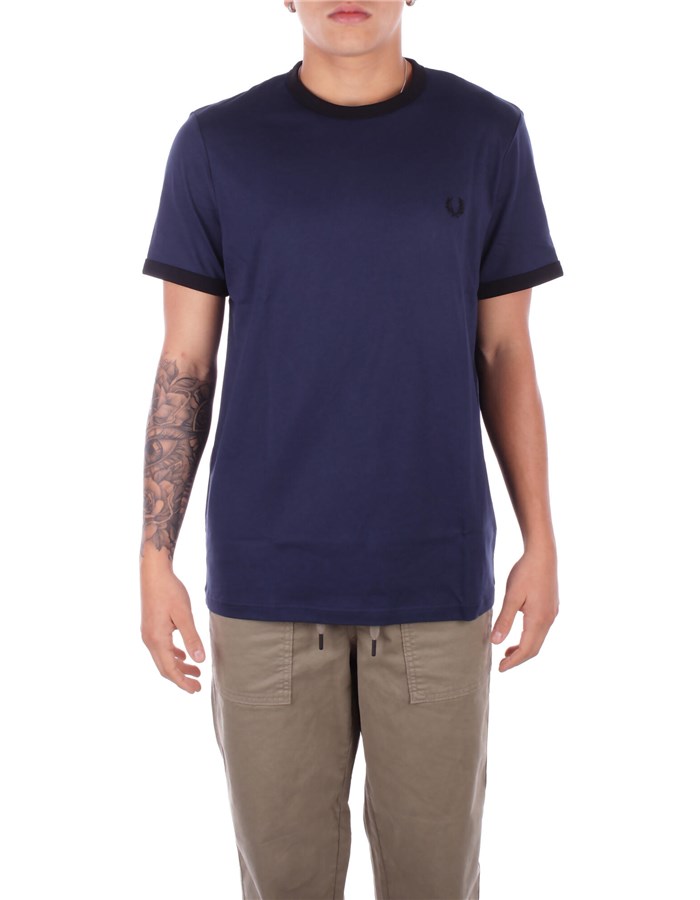FRED PERRY Short sleeve Black blue