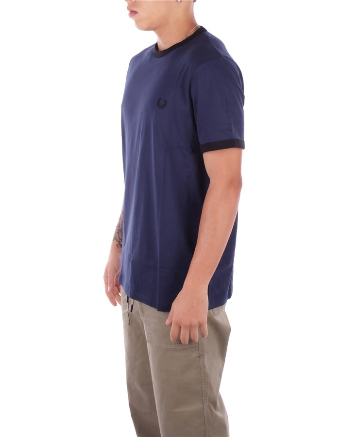 FRED PERRY Short sleeve Black blue
