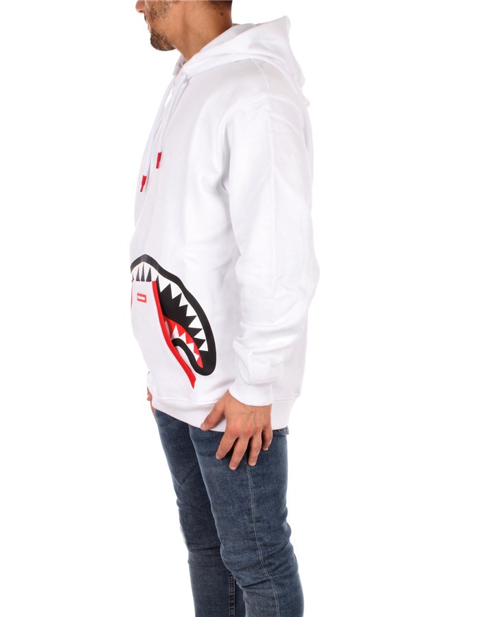 SPRAYGROUND Hoodies white