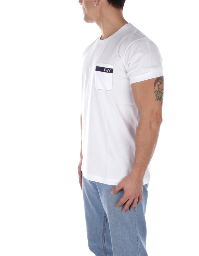 FAY Short sleeve White